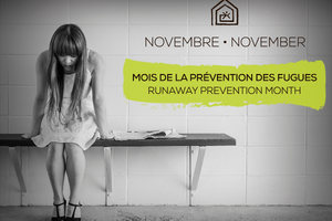 Novembre est le mois de la prévention des fugues